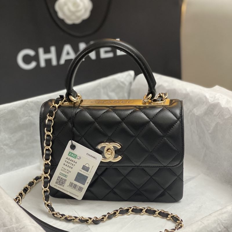 Ch**el top handle bags